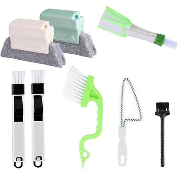 8 Pcs Hand-held Groove Gap Cleaning Tools,Door Window Track Cleaning Tools - Picture 4 of 8